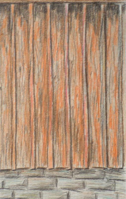 Bretterwand, 1994, Ölkreide-Papier, 18x28.jpg